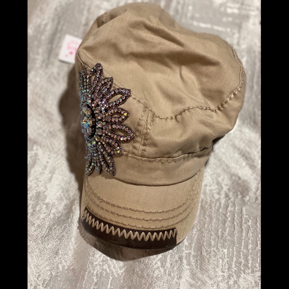 Bling Tan Hat
